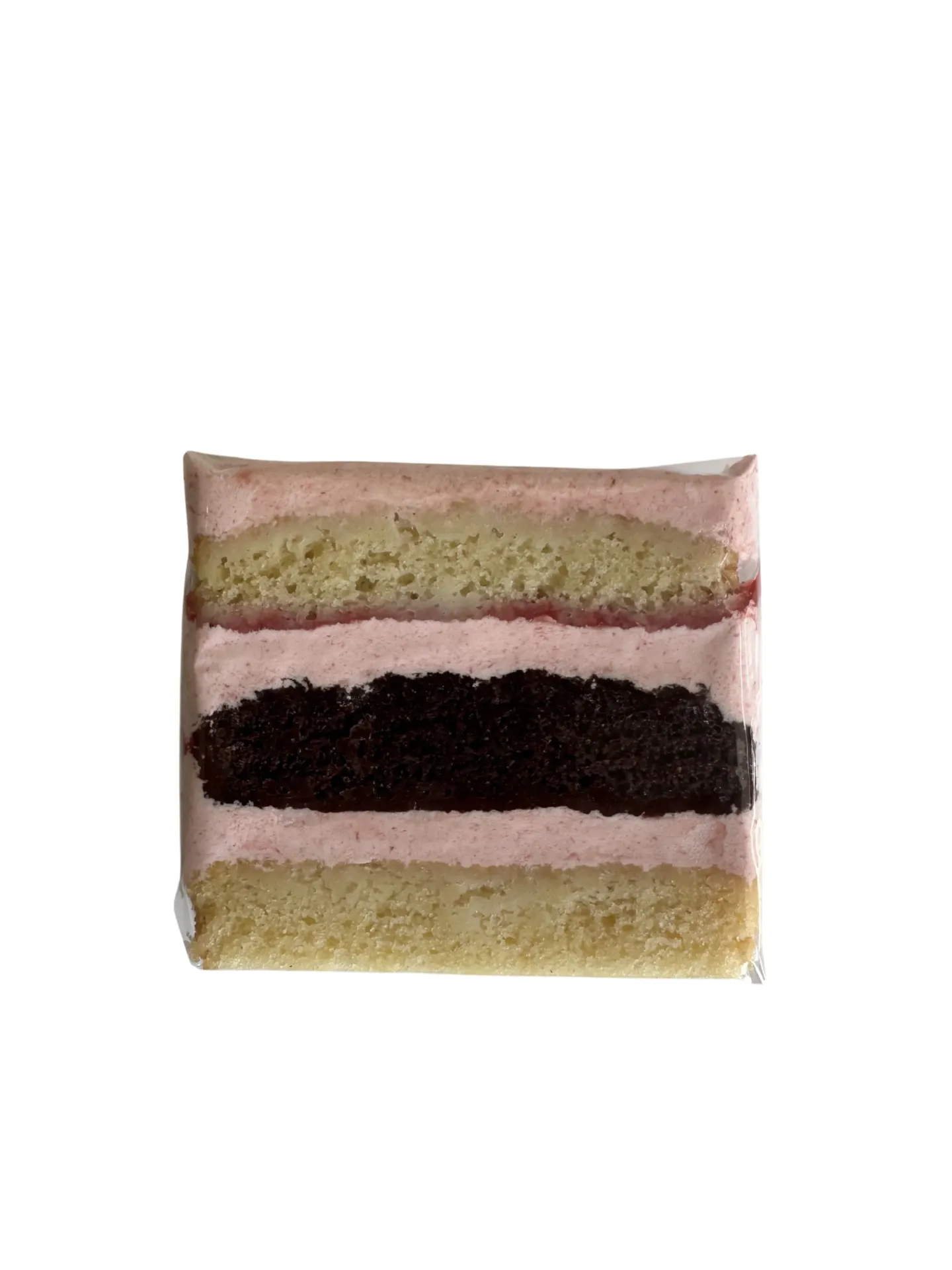 Neapolitan Cake Slice