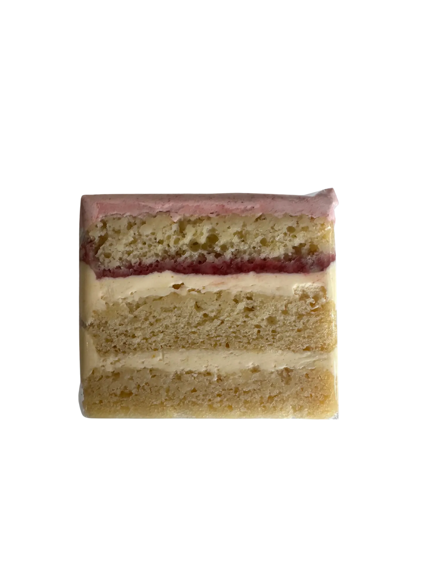 Strawberry Lemonade Cake Slice