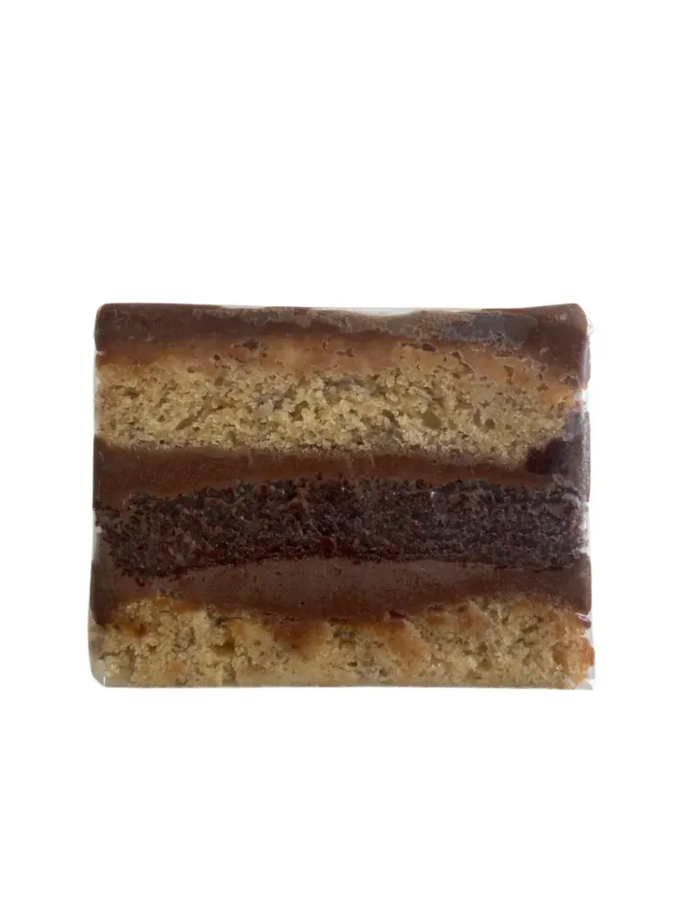 Banana Chocolate Cake Slice