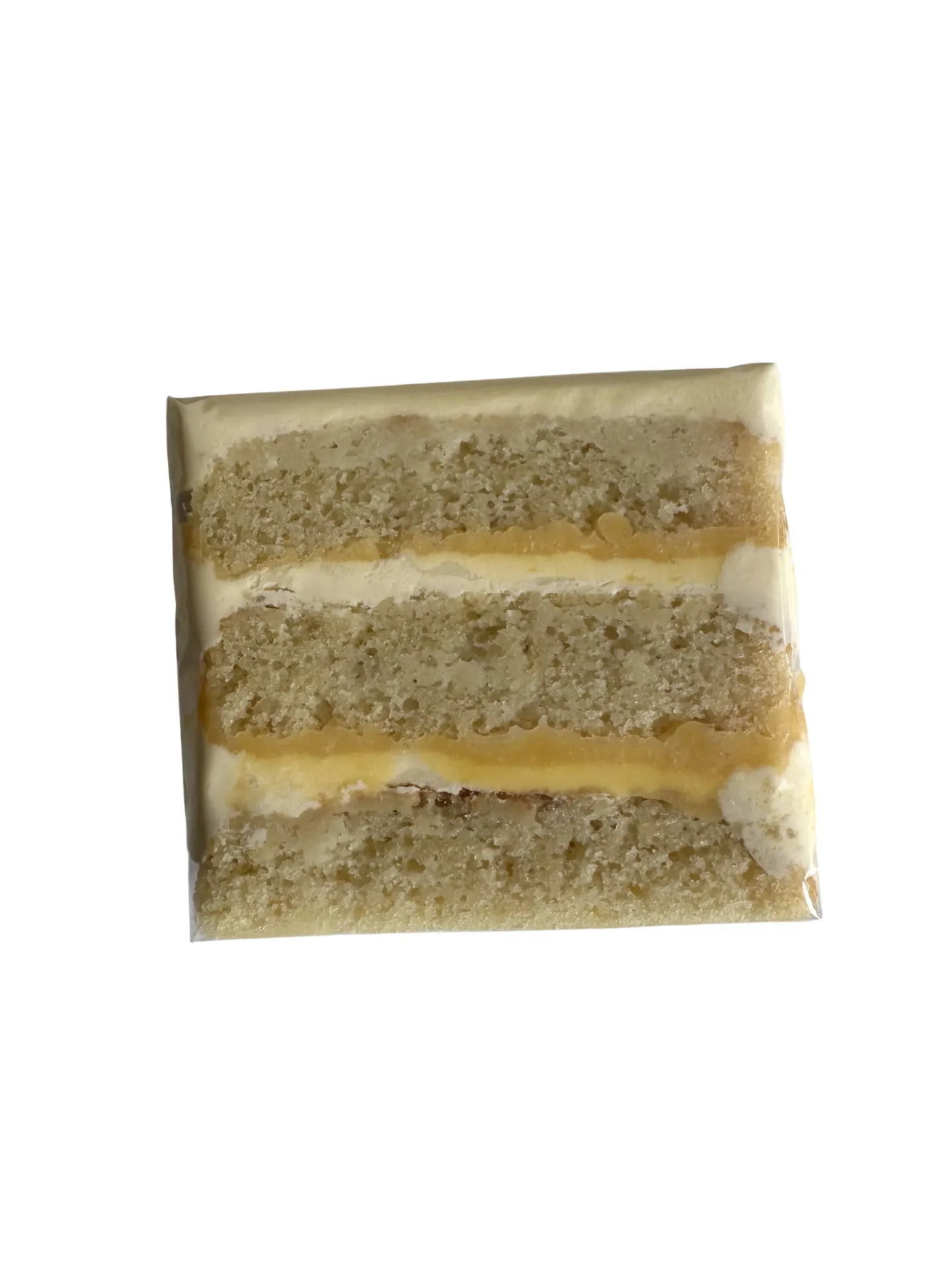 Vanilla Passionfruit Cake Slice