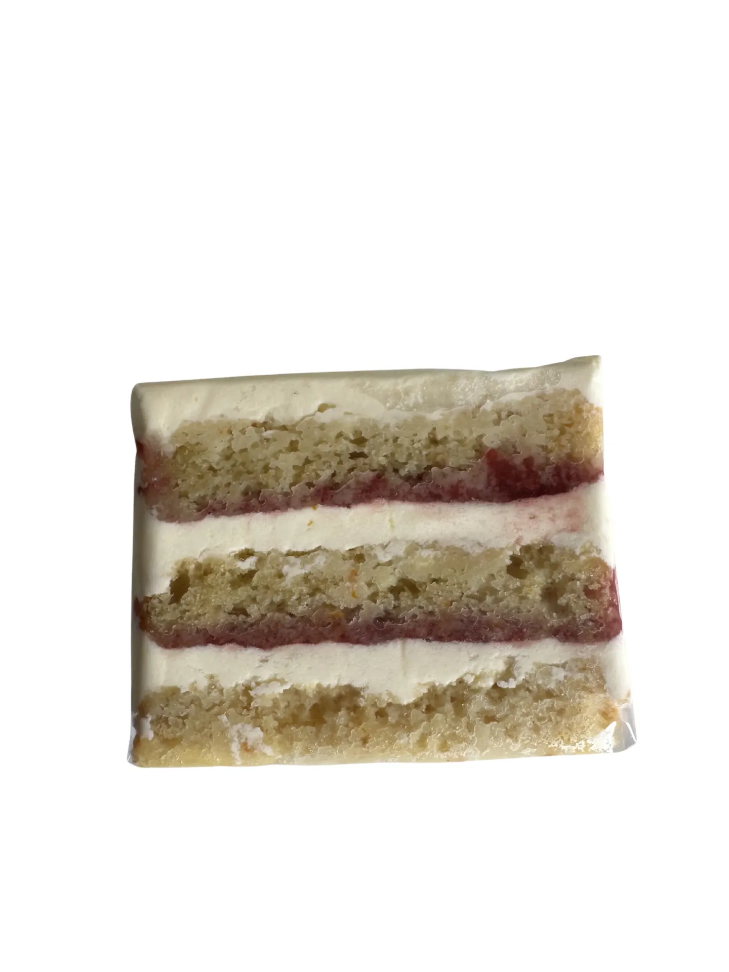 Orange Raspberry Cake Slice