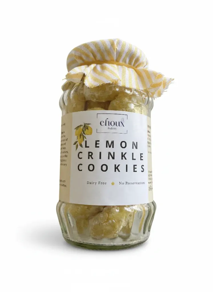 Lemon Crinkle Cookie Jar
